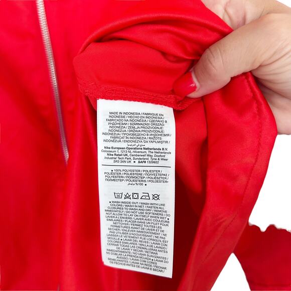 Jordan Classics Habanero Red Full Zip Long Sleeve Sz S - Picture 4 of 8